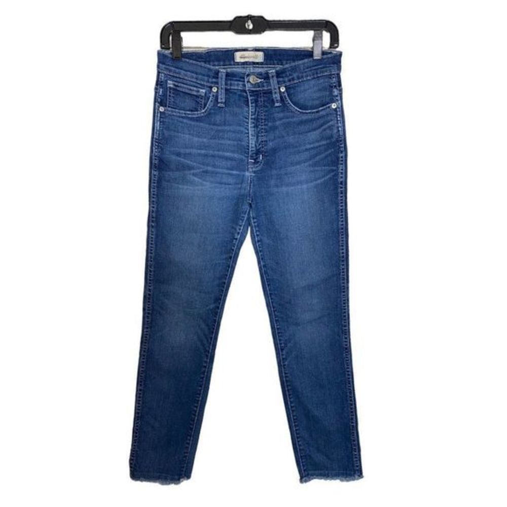 Madewell slim straight jeans raw hem edition size‎ 28